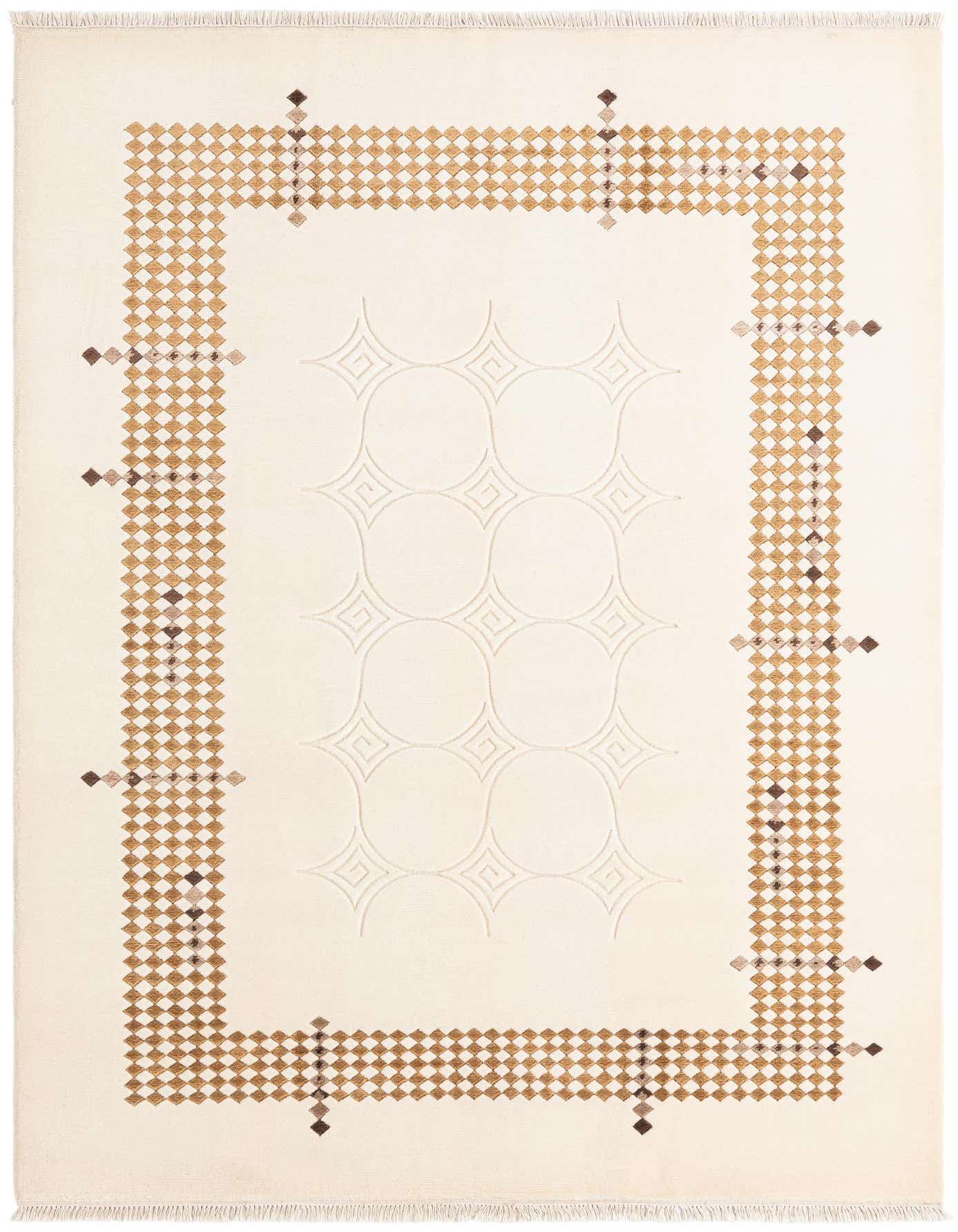 5' 7 x 7' 10 Hand Knotted Darya Wool Rug