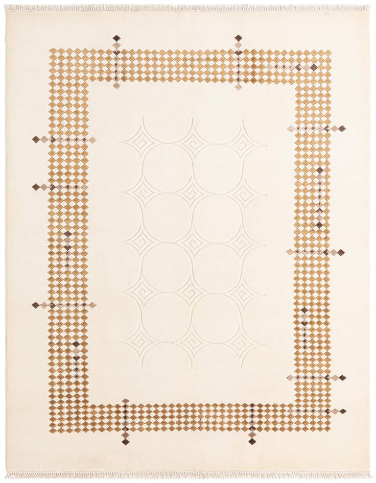 Detail image of 5' 7 x 7' 10 Hand Knotted Darya Wool Rug