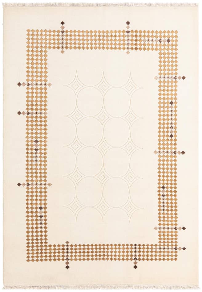 Detail image of 5' 7 x 7' 10 Hand Knotted Darya Wool Rug