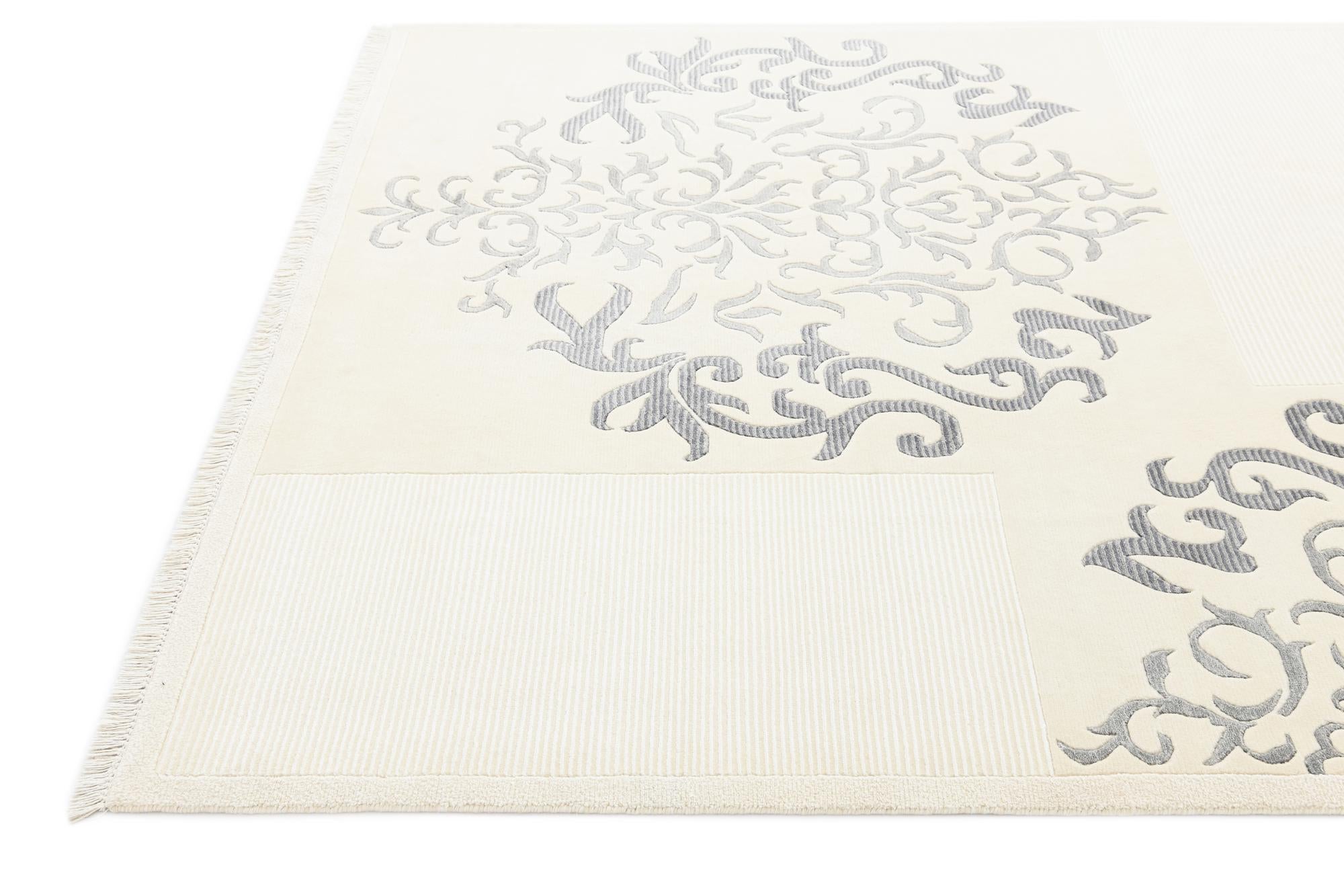 5' 7 x 7' 10 Hand Knotted Darya Wool Rug
