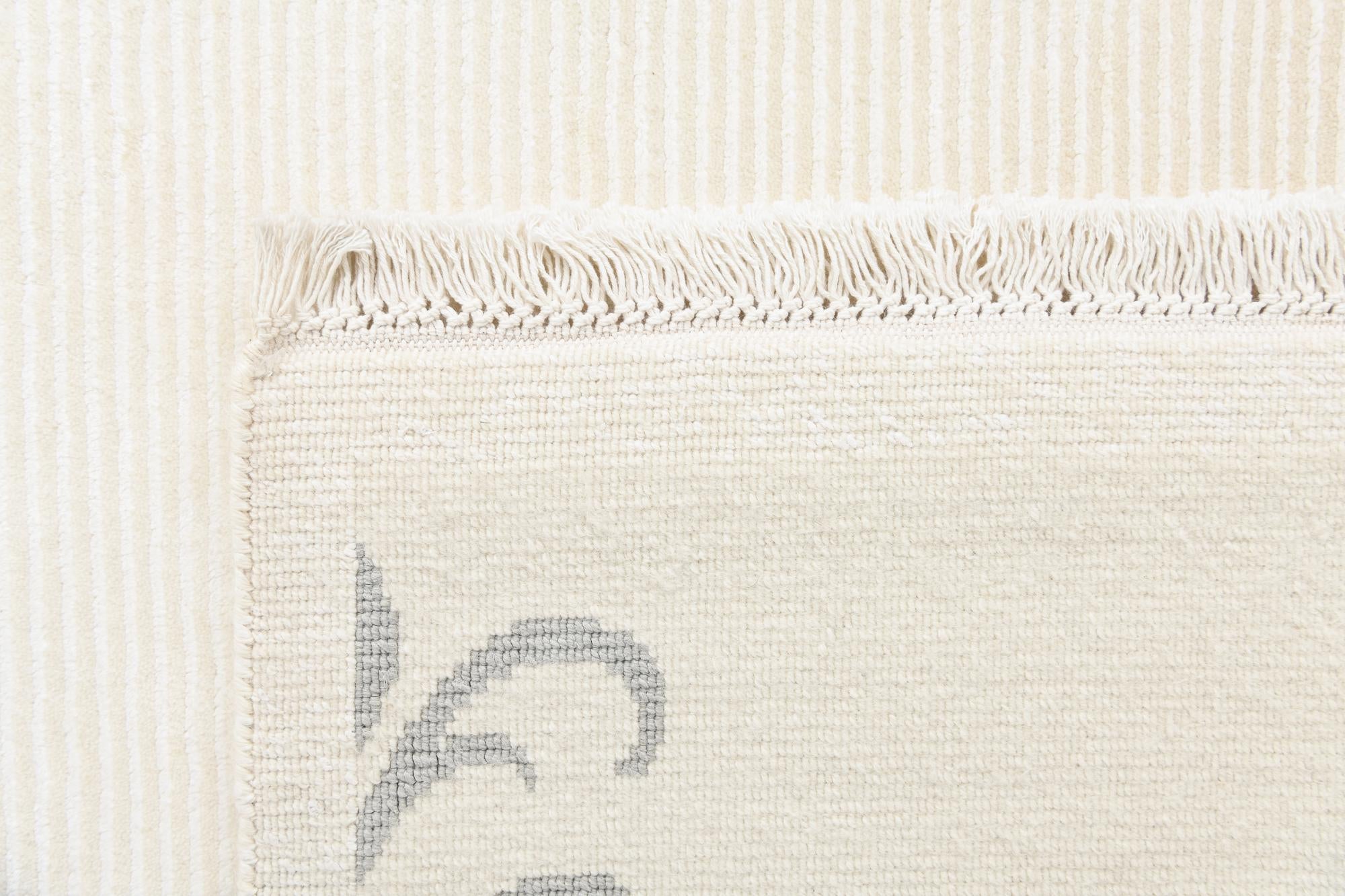 5' 7 x 7' 10 Hand Knotted Darya Wool Rug