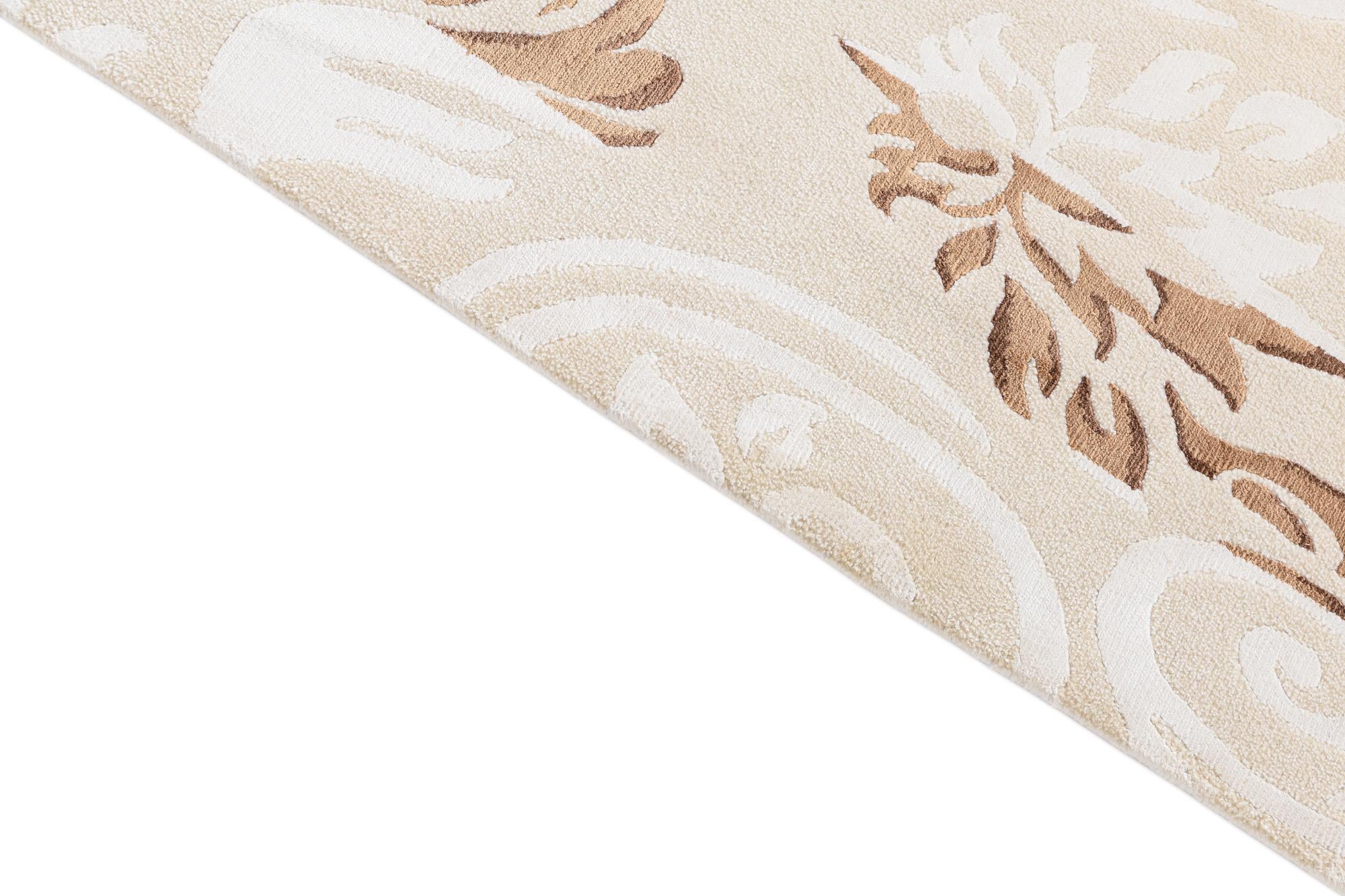 5' 8 x 8' Hand Knotted Darya Wool Rug