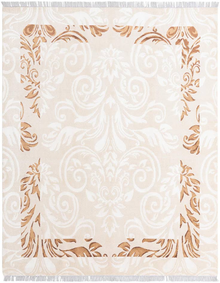 Detail image of 5' 8 x 8' Hand Knotted Darya Wool Rug