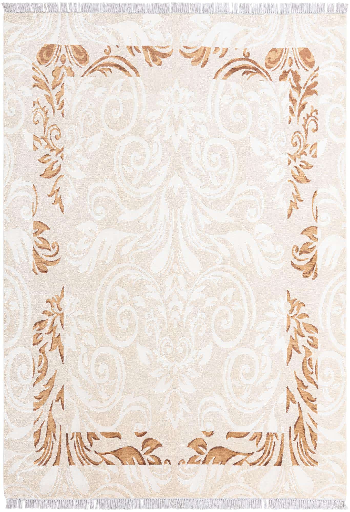 5' 8 x 8' Hand Knotted Darya Wool Rug