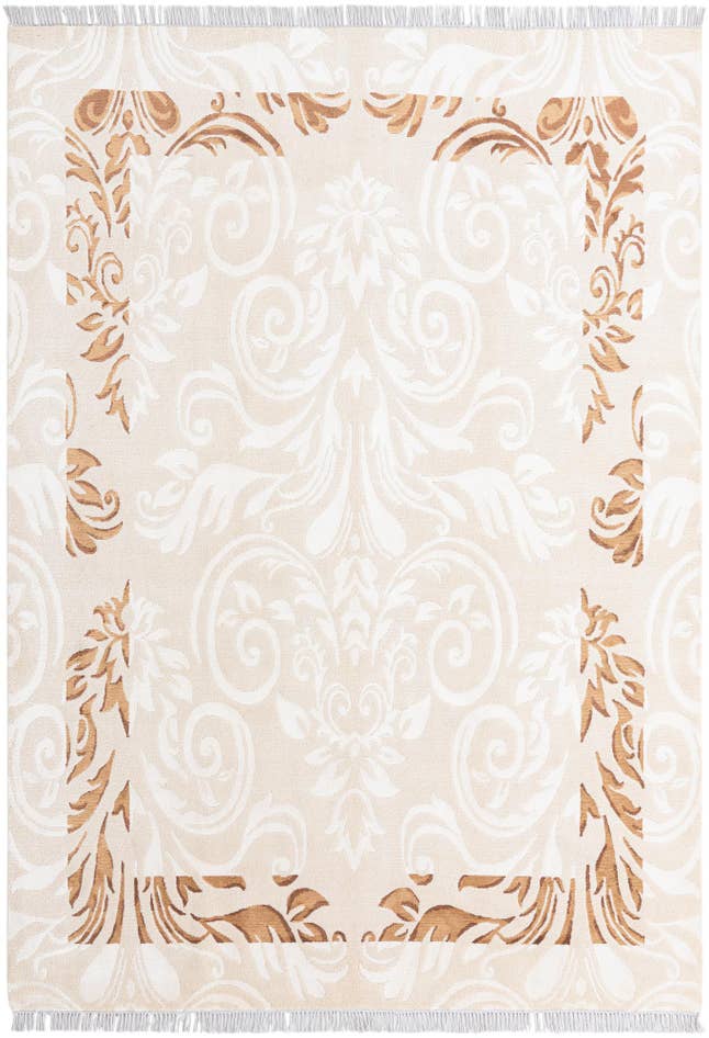 Detail image of 5' 8 x 8' Hand Knotted Darya Wool Rug