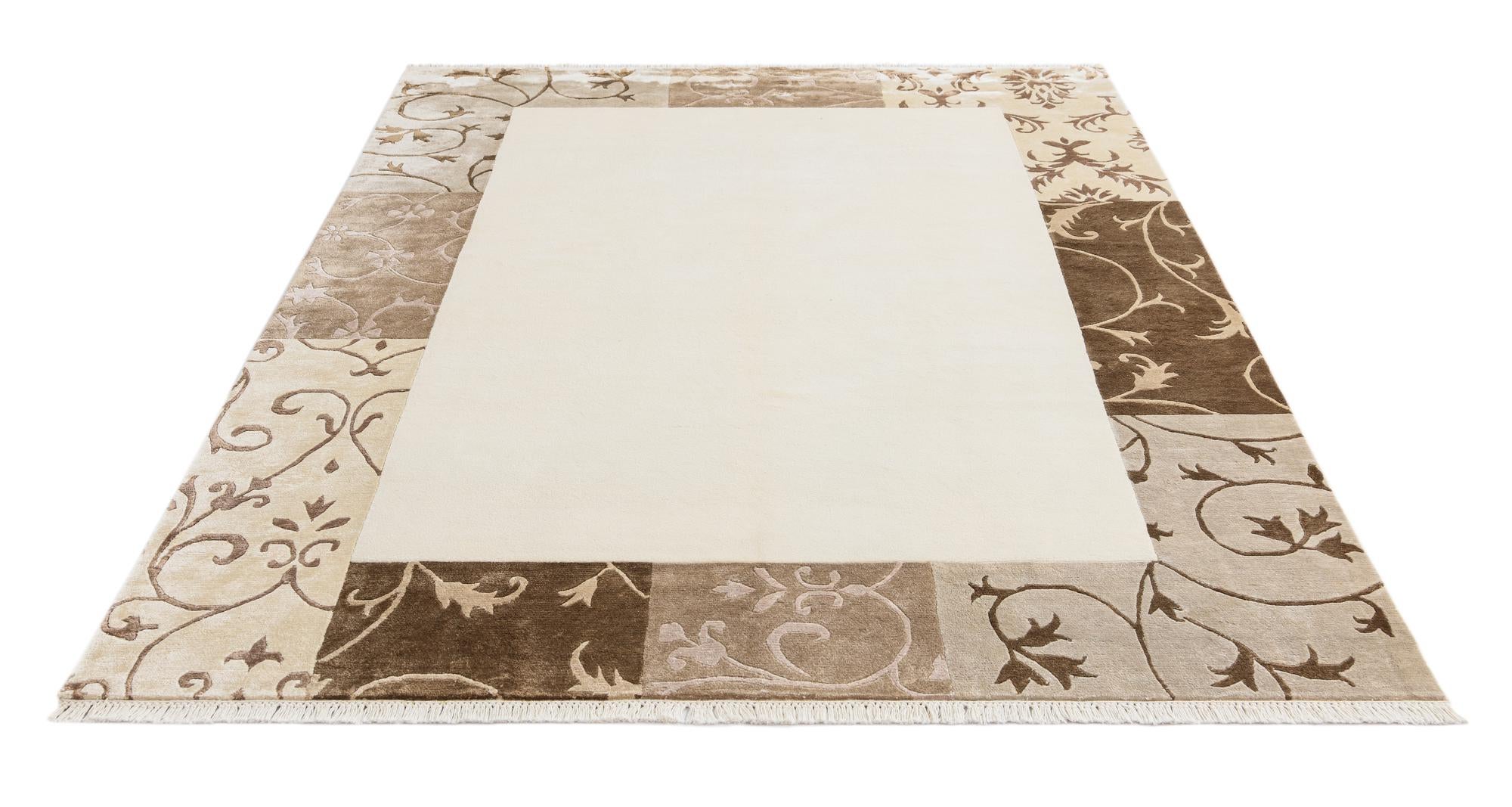 5' 7 x 7' 10 Hand Knotted Darya Wool Rug