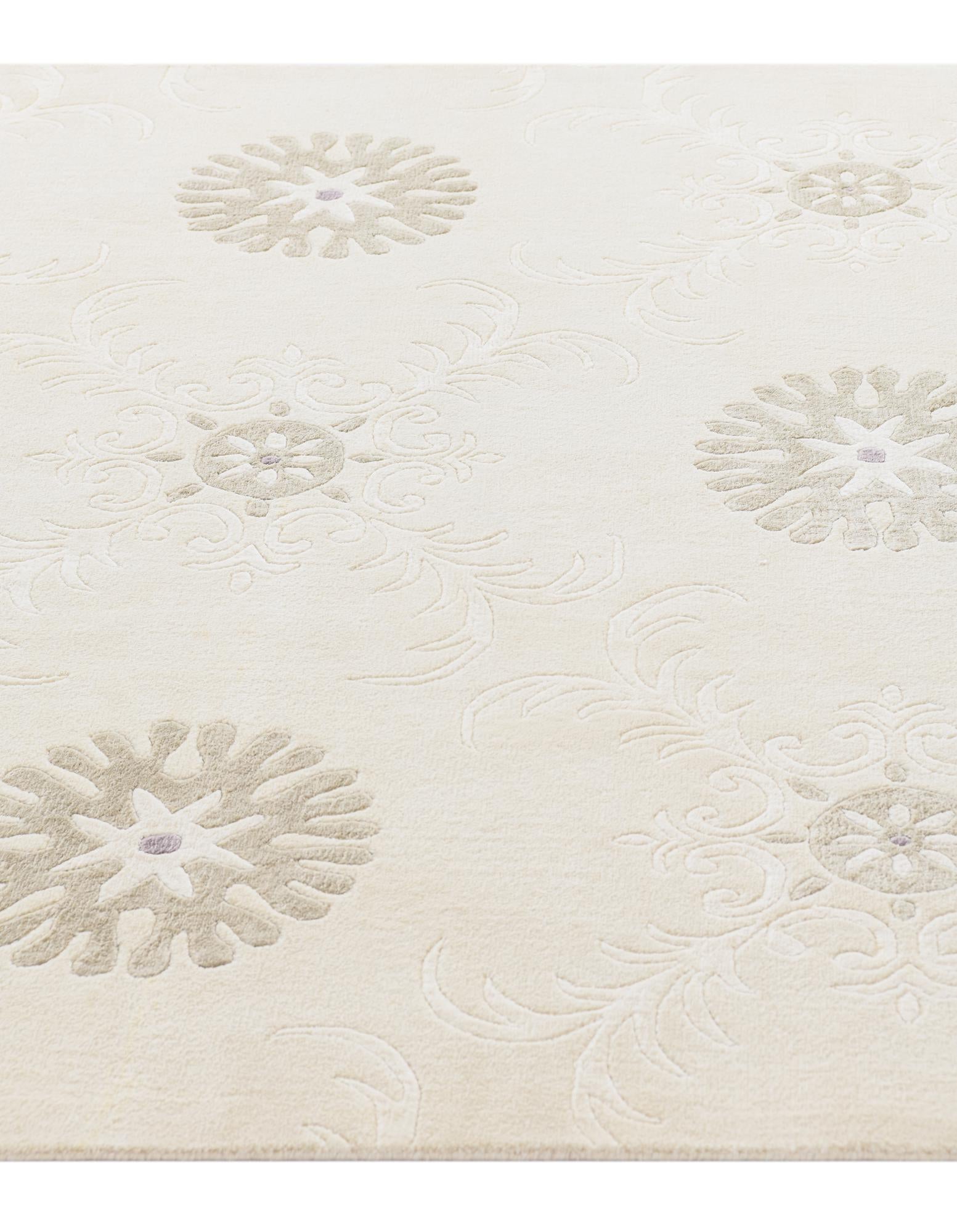 5' 7 x 8' Hand Knotted Darya Wool Rug