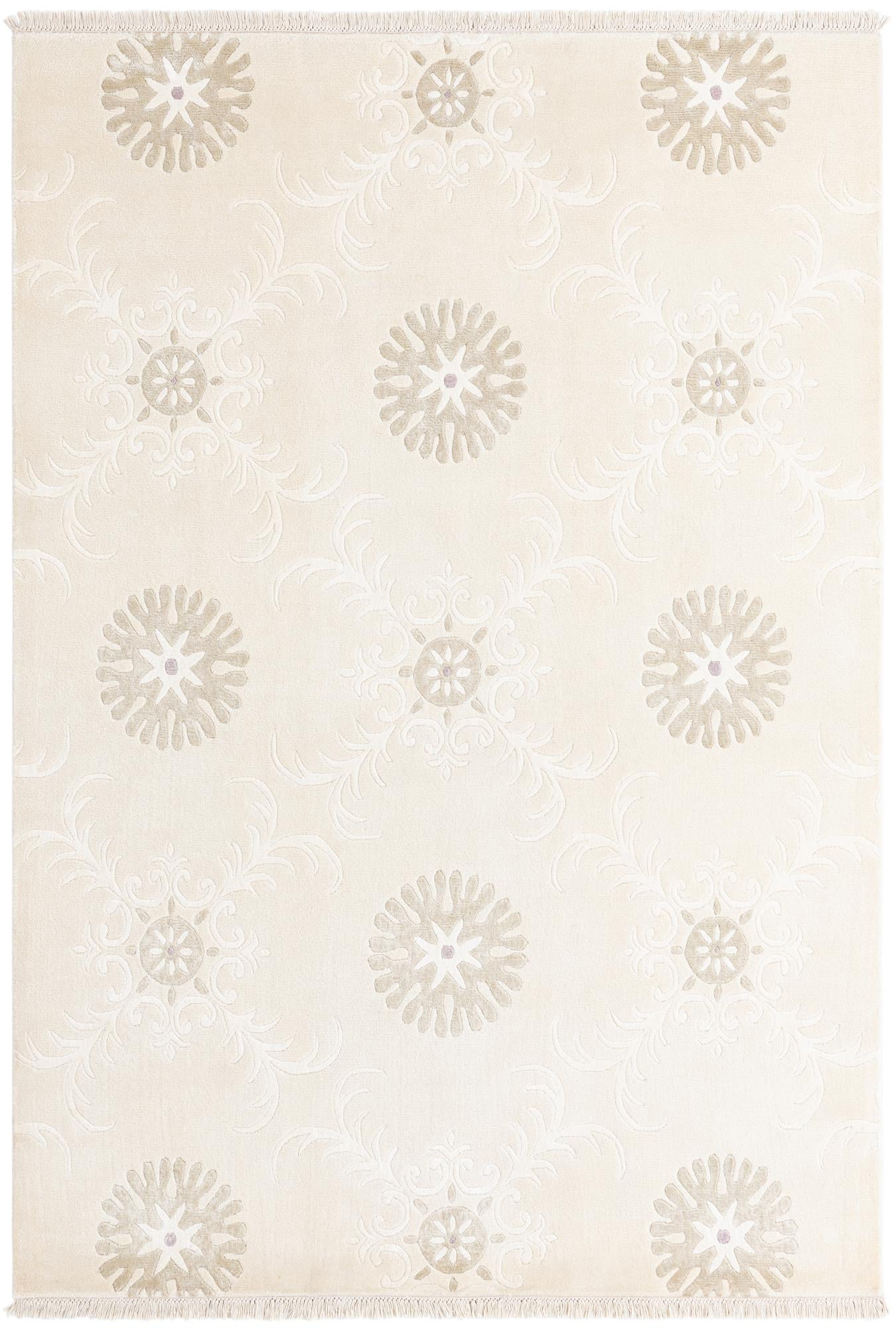 5' 7 x 8' Hand Knotted Darya Wool Rug