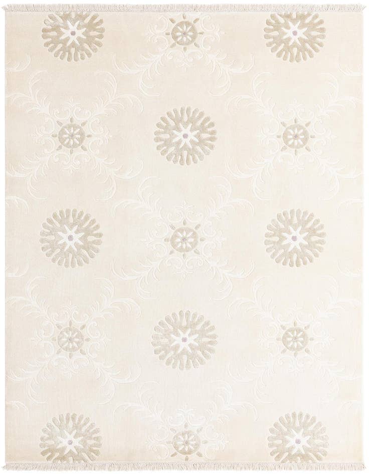 Detail image of 5' 7 x 8' Hand Knotted Darya Wool Rug