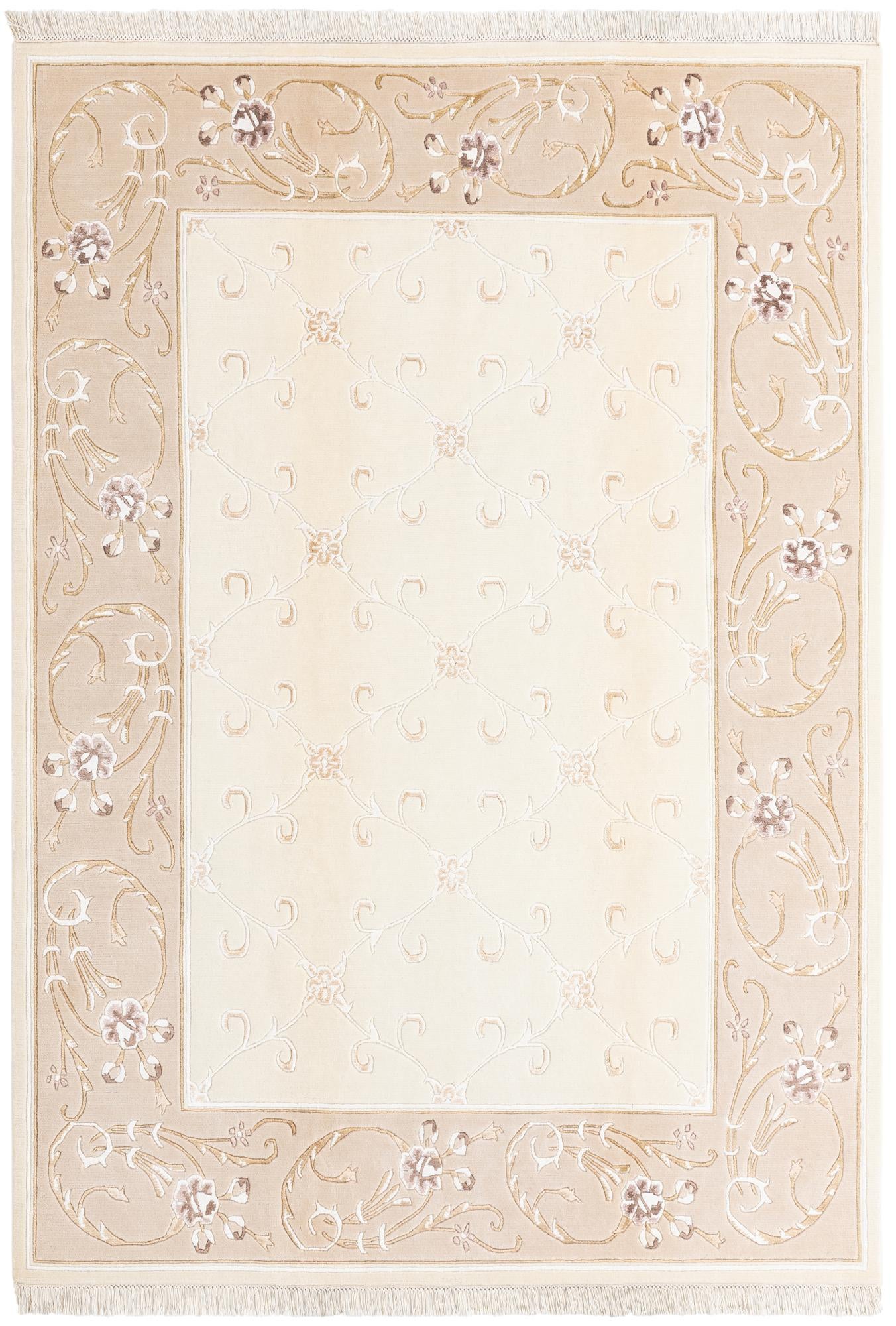 5' 7 x 8' Hand Knotted Darya Wool Rug