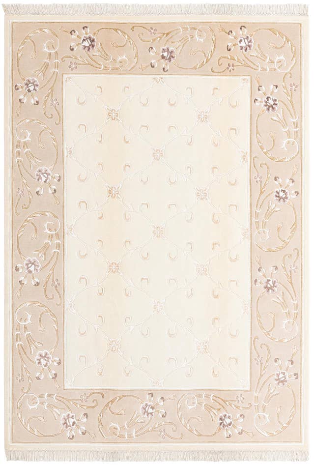 Detail image of 5' 7 x 8' Hand Knotted Darya Wool Rug
