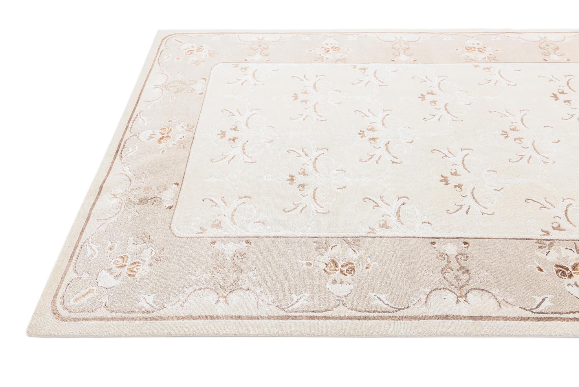 5' 8 x 7' 11 Hand Knotted Darya Wool Rug