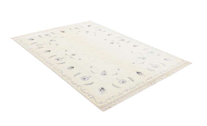 4' 11 x 6' 7 Hand Knotted Darya Wool Rug