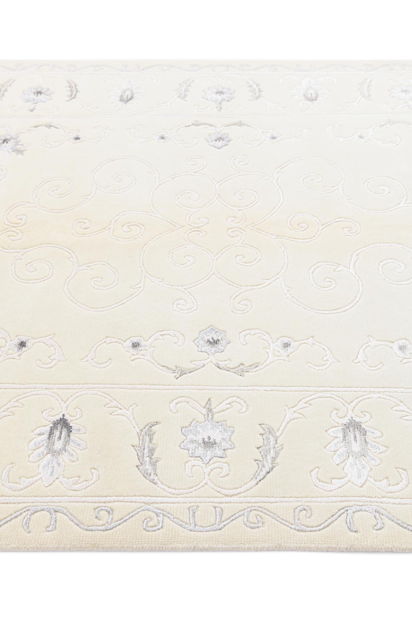 4' 11 x 6' 7 Hand Knotted Darya Wool Rug