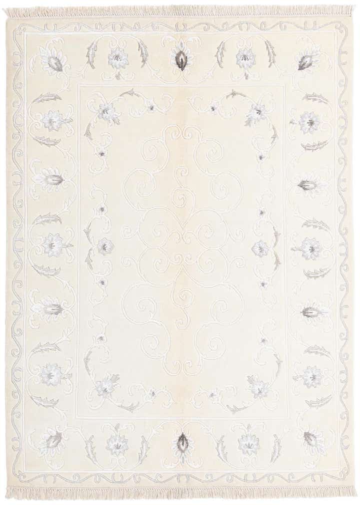 4' 11 x 6' 7 Hand Knotted Darya Wool Rug