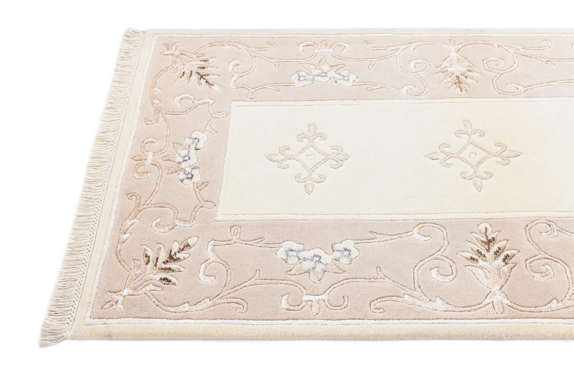 2' 9 x 4' 10 Hand Knotted Darya Wool Rug