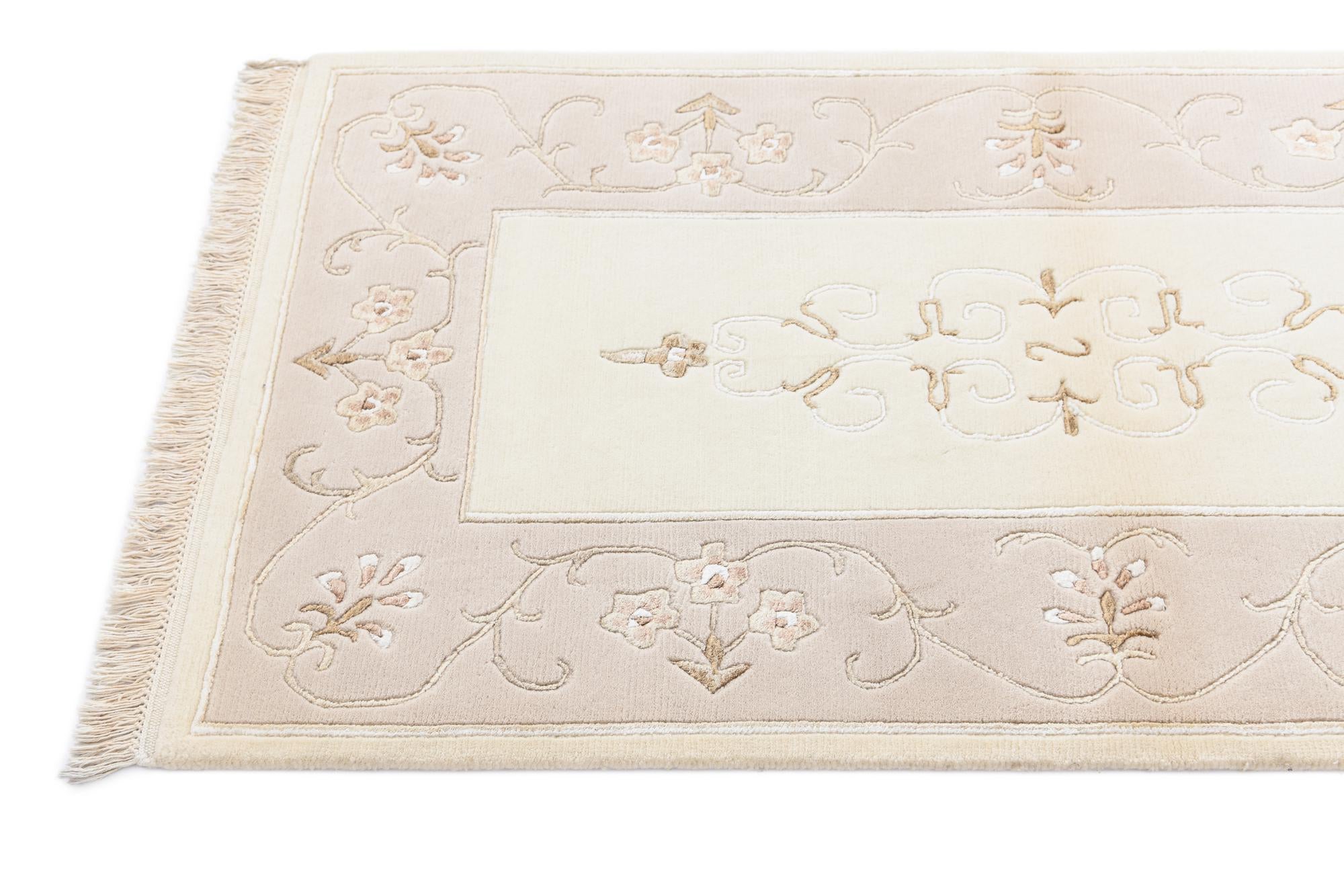 2' 8 x 4' 10 Hand Knotted Darya Wool Rug
