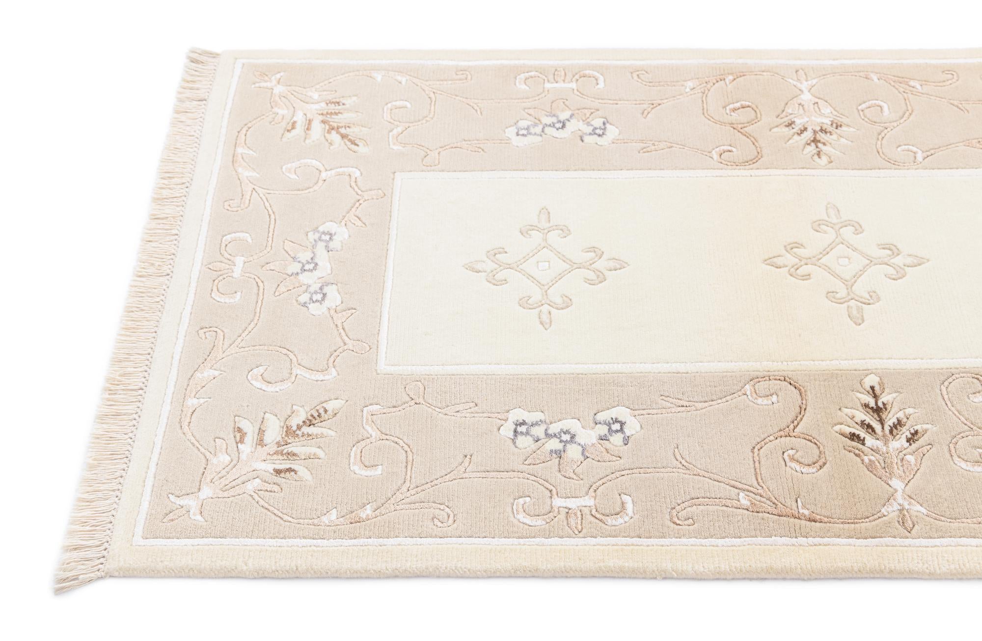 2' 8 x 4' 8 Hand Knotted Darya Wool Rug