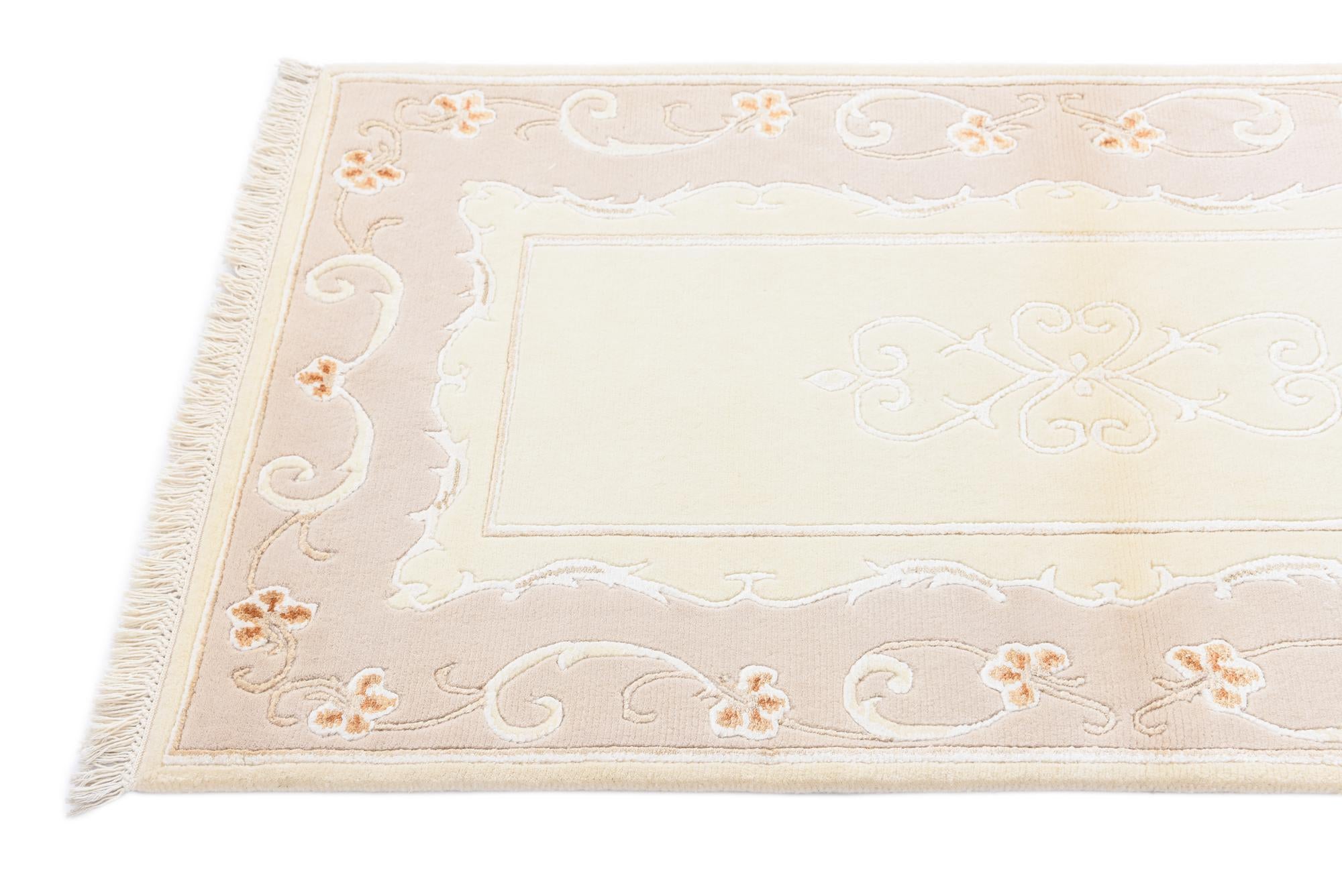 2' 8 x 4' 11 Hand Knotted Darya Wool Rug