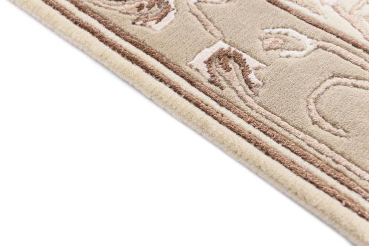 Detail image of 2' 7 x 4' 11 Hand Knotted Darya Wool Rug