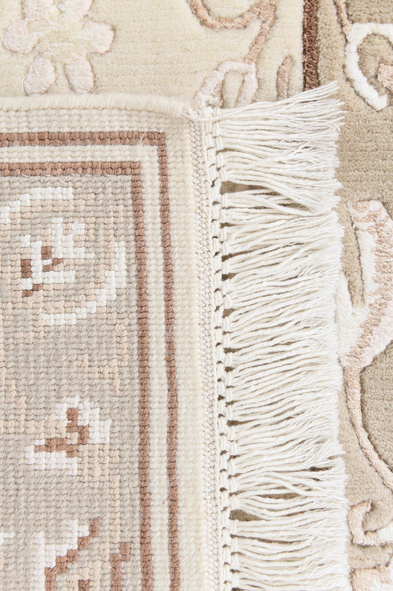 2' 7 x 4' 11 Hand Knotted Darya Wool Rug