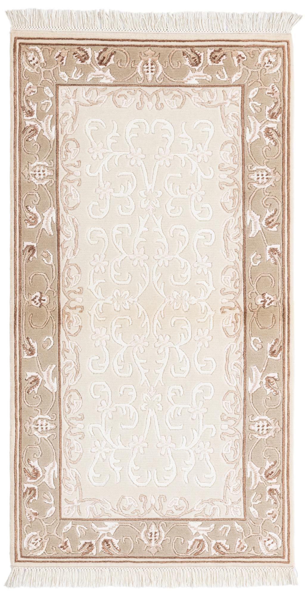 2' 7 x 4' 11 Hand Knotted Darya Wool Rug