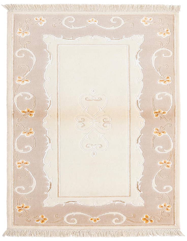 Detail image of 2' 8 x 5' 1 Hand Knotted Darya Wool Rug