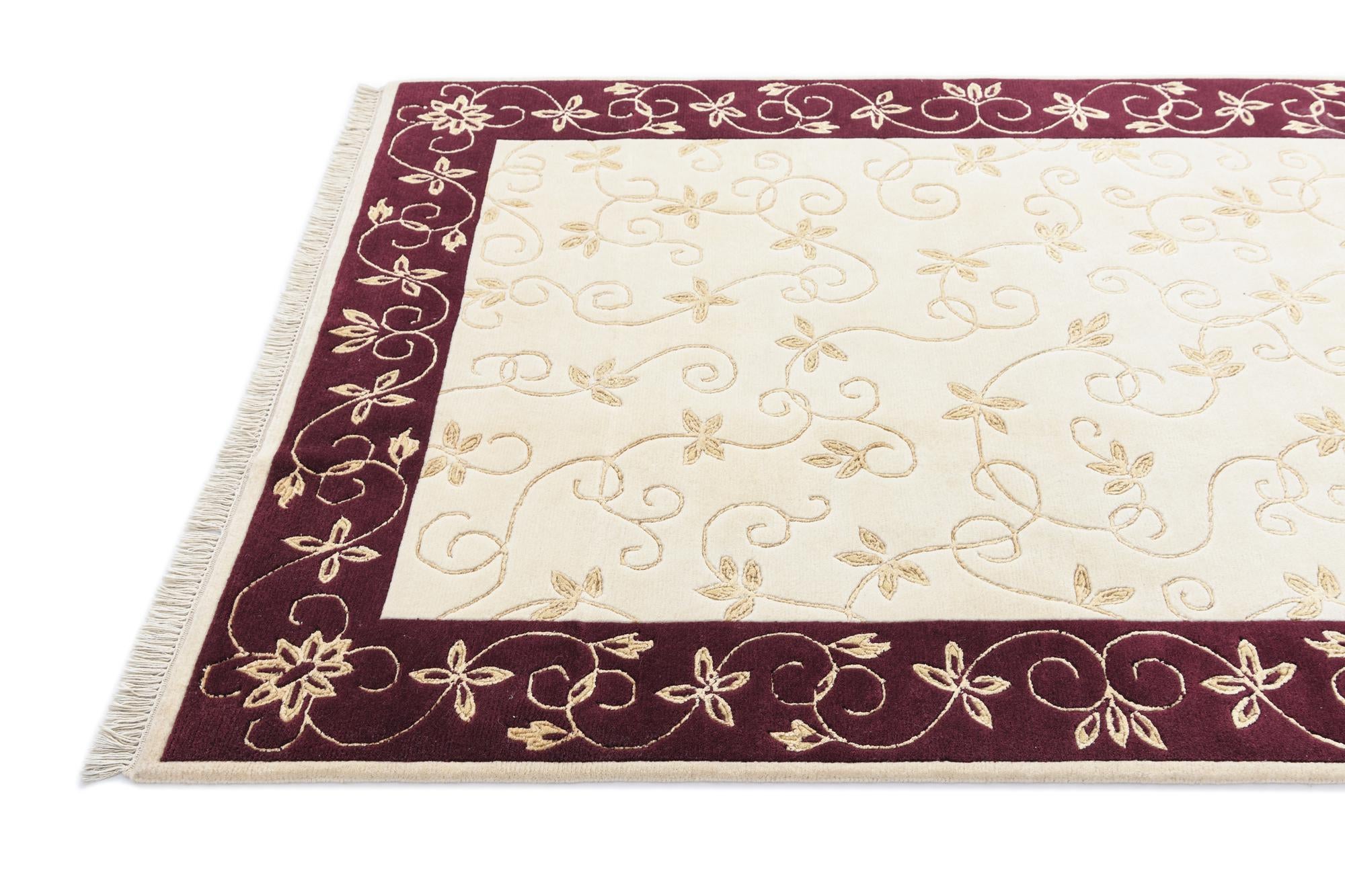 4' 6 x 6' 8 Hand Knotted Darya Rug