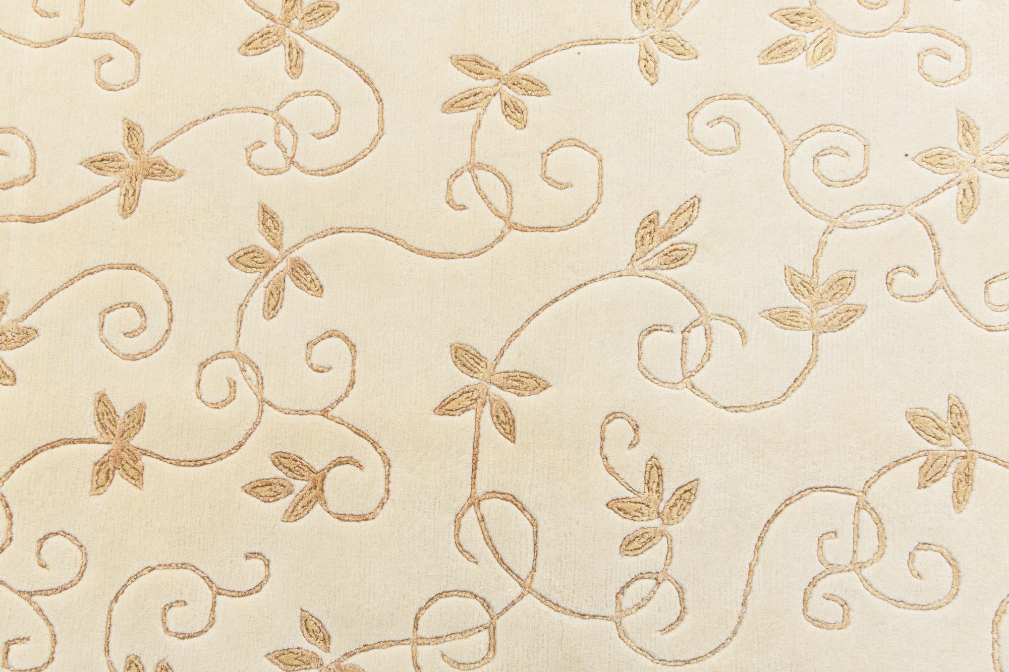 4' 6 x 6' 8 Hand Knotted Darya Rug