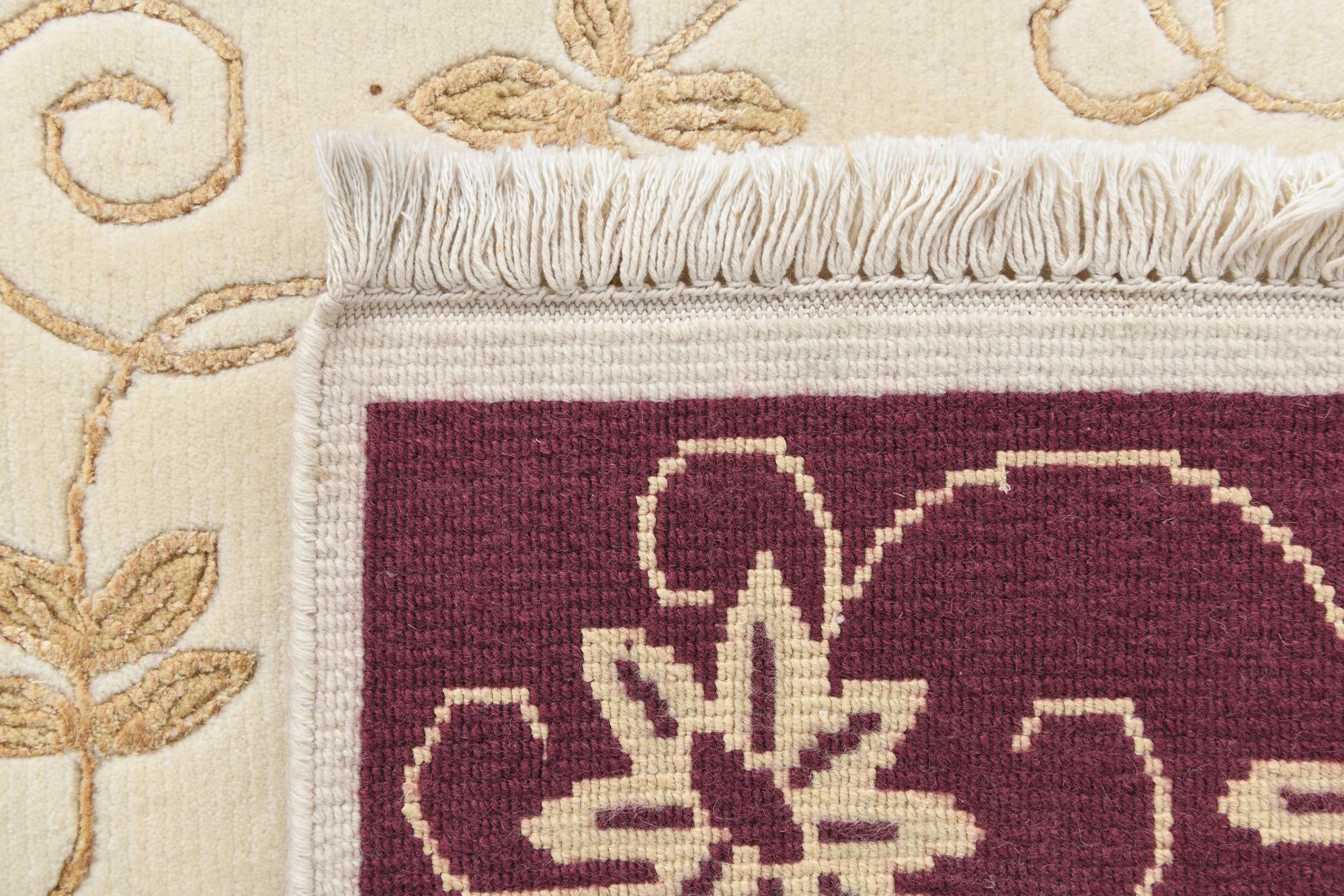 4' 6 x 6' 8 Hand Knotted Darya Rug