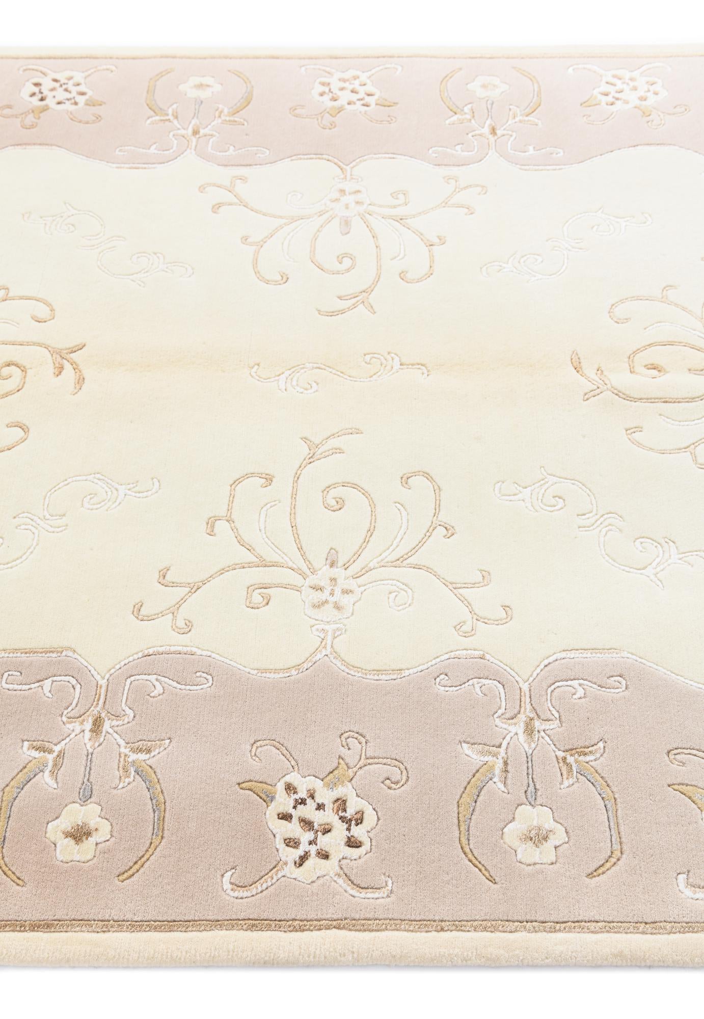 5' 1 x 6' 4 Hand Knotted Darya Wool Rug