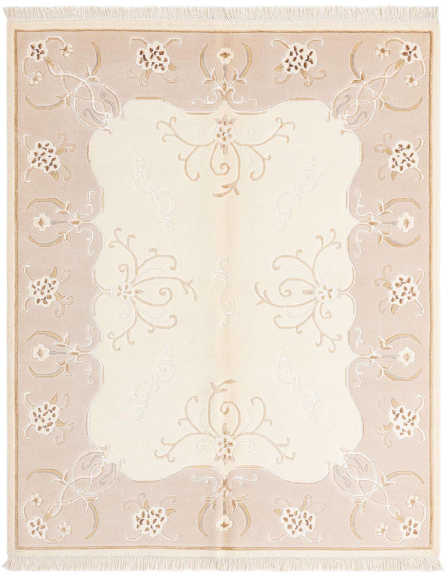 5' 1 x 6' 4 Hand Knotted Darya Wool Rug