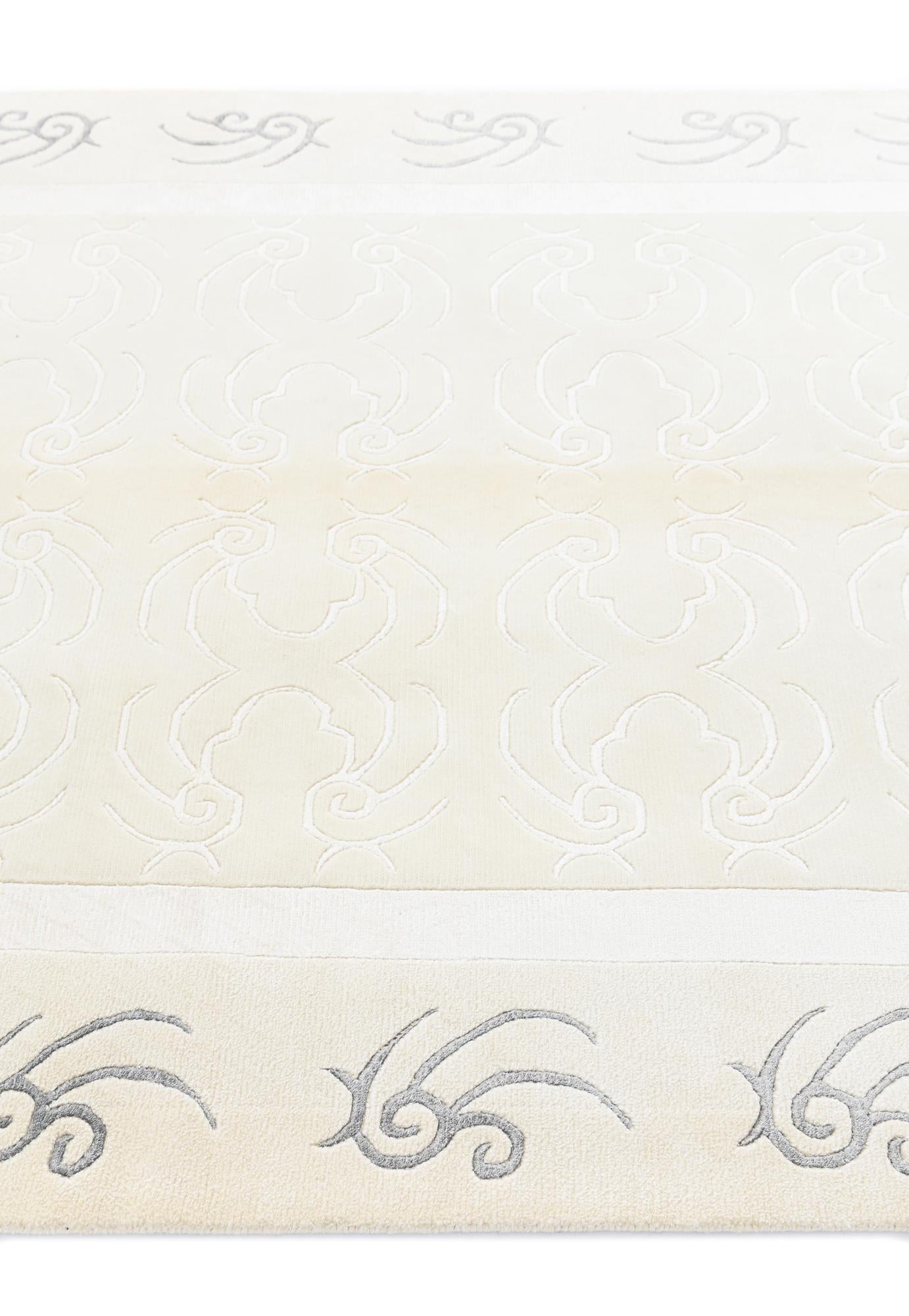 5' 1 x 6' 9 Hand Knotted Darya Wool Rug
