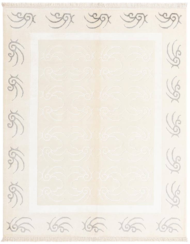 Detail image of 5' 1 x 6' 9 Hand Knotted Darya Wool Rug