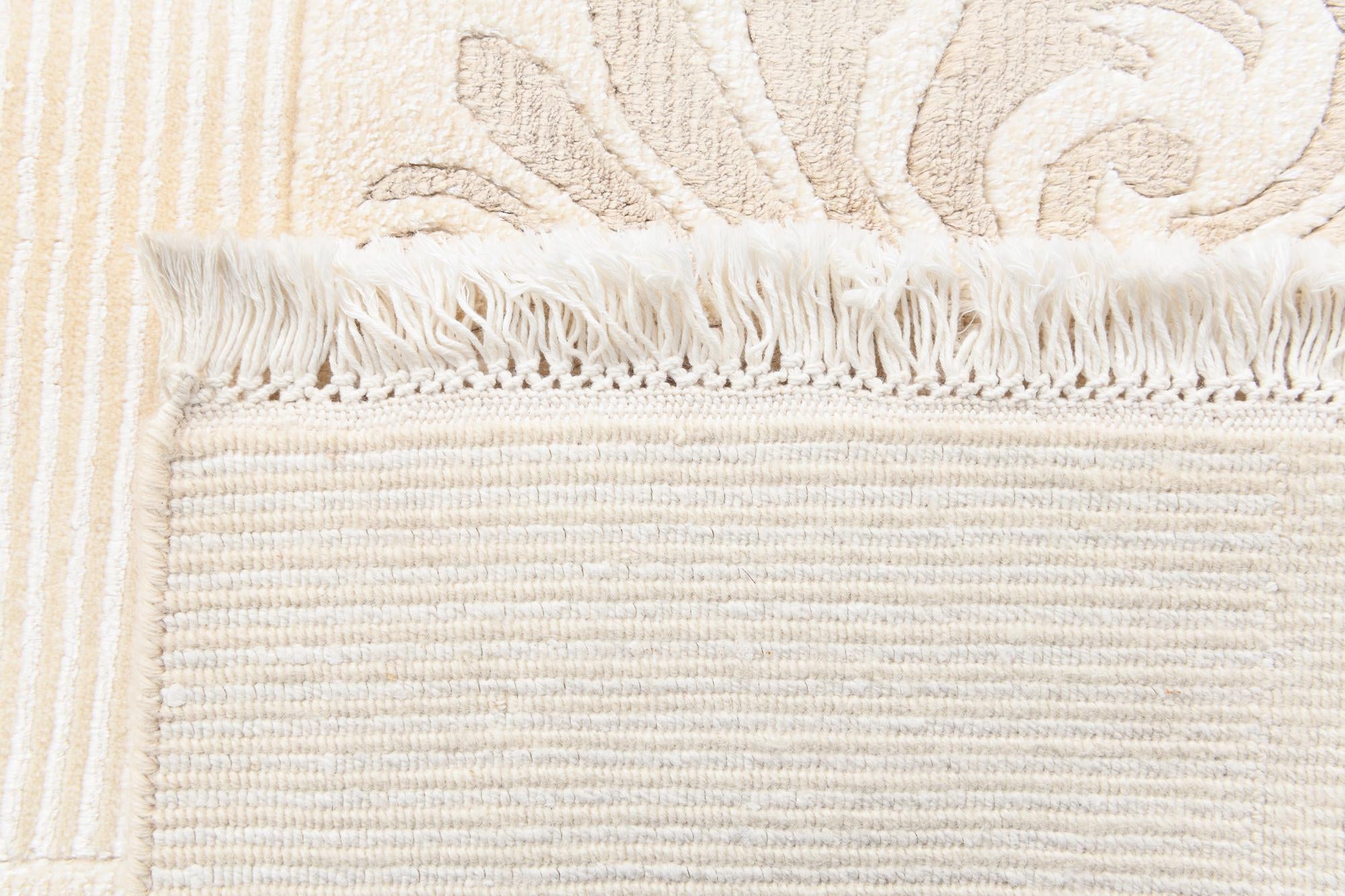 4' 11 x 6' 8 Hand Knotted Darya Wool Rug