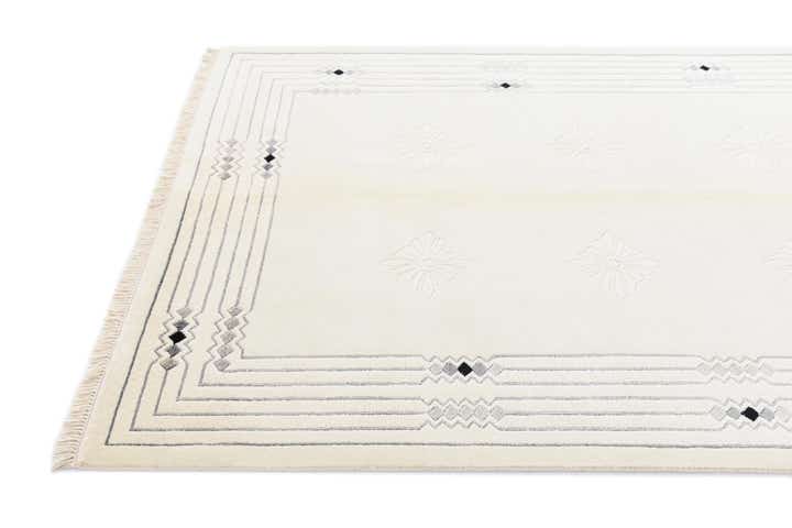 4' 8 x 6' 8 Hand Knotted Darya Wool Rug