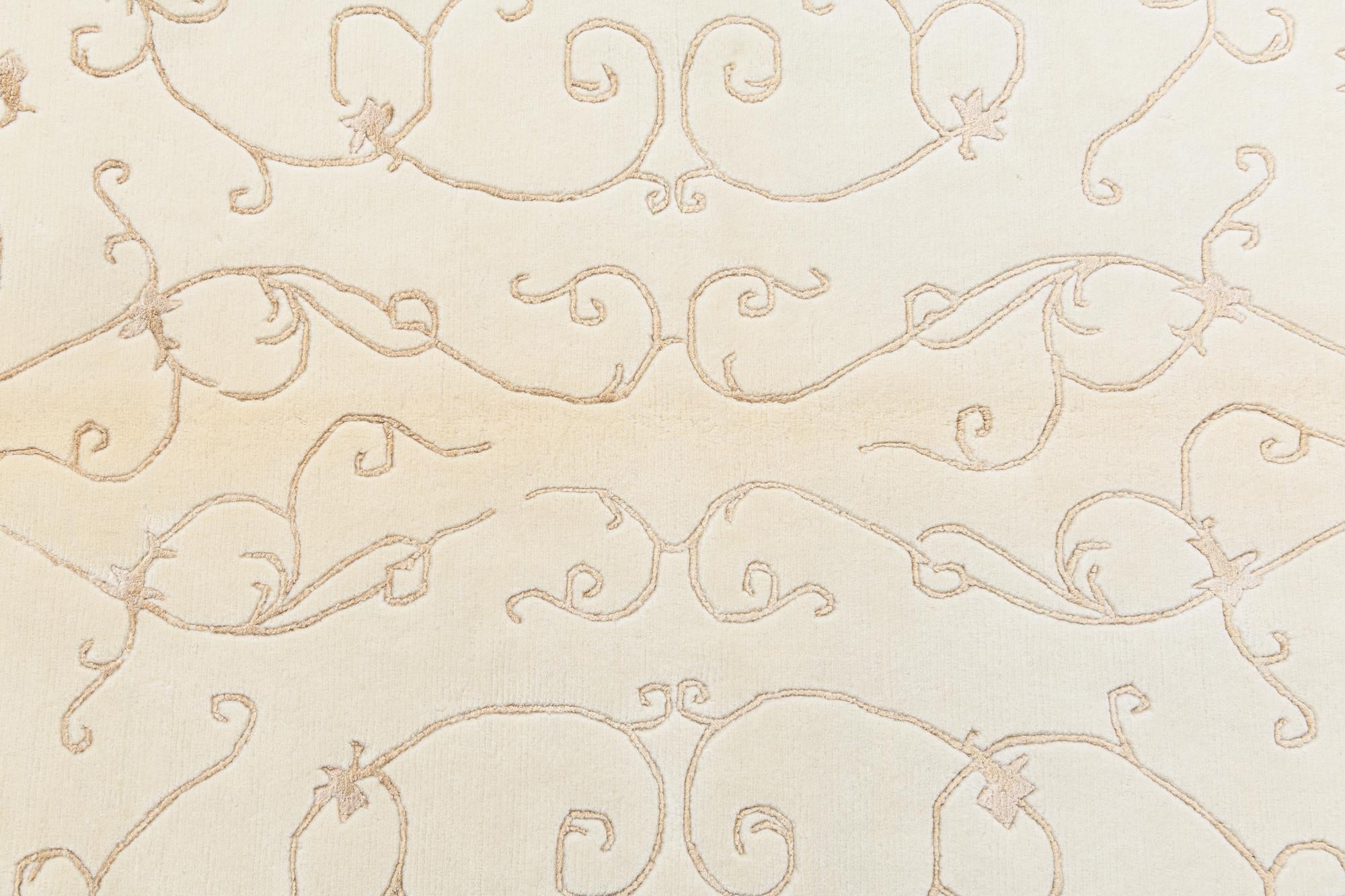 4' 11 x 6' 7 Hand Knotted Darya Wool Rug