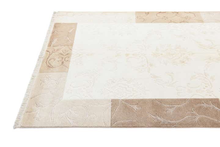 4' 8 x 6' 9 Hand Knotted Darya Wool Rug