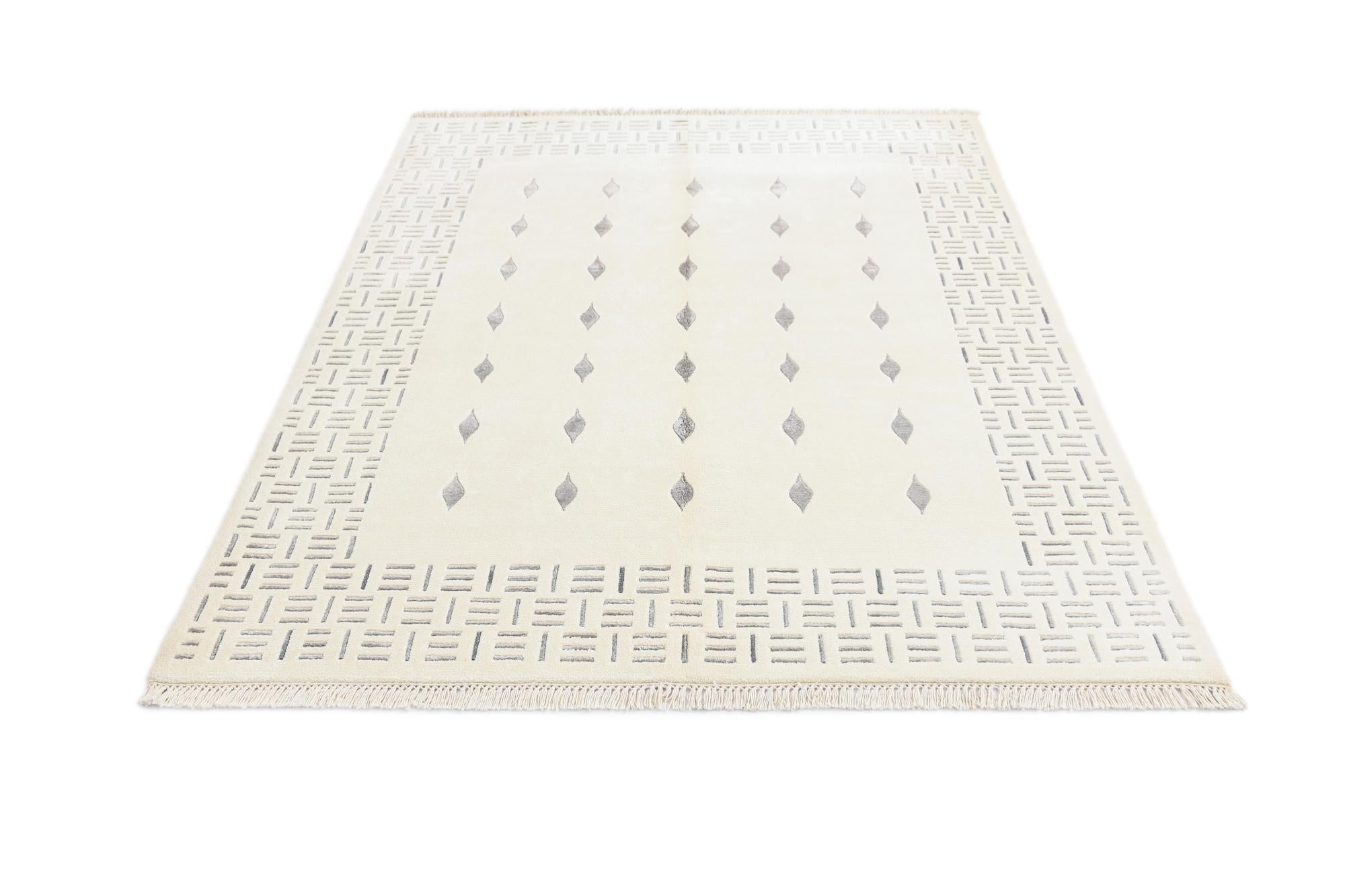 4' 10 x 6' 8 Hand Knotted Darya Wool Rug