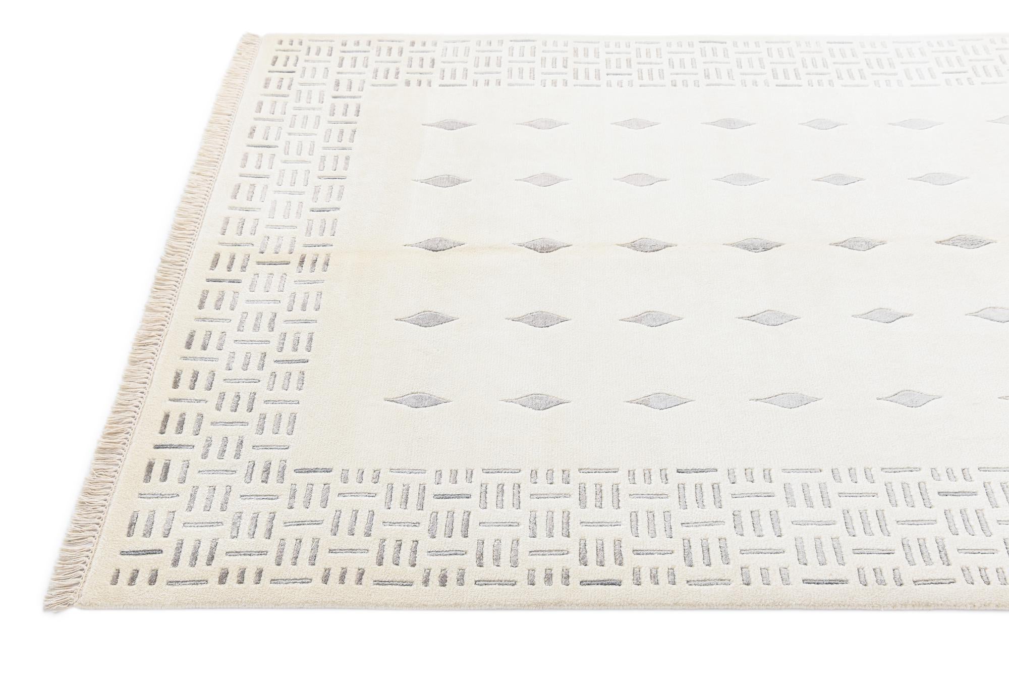 4' 10 x 6' 8 Hand Knotted Darya Wool Rug