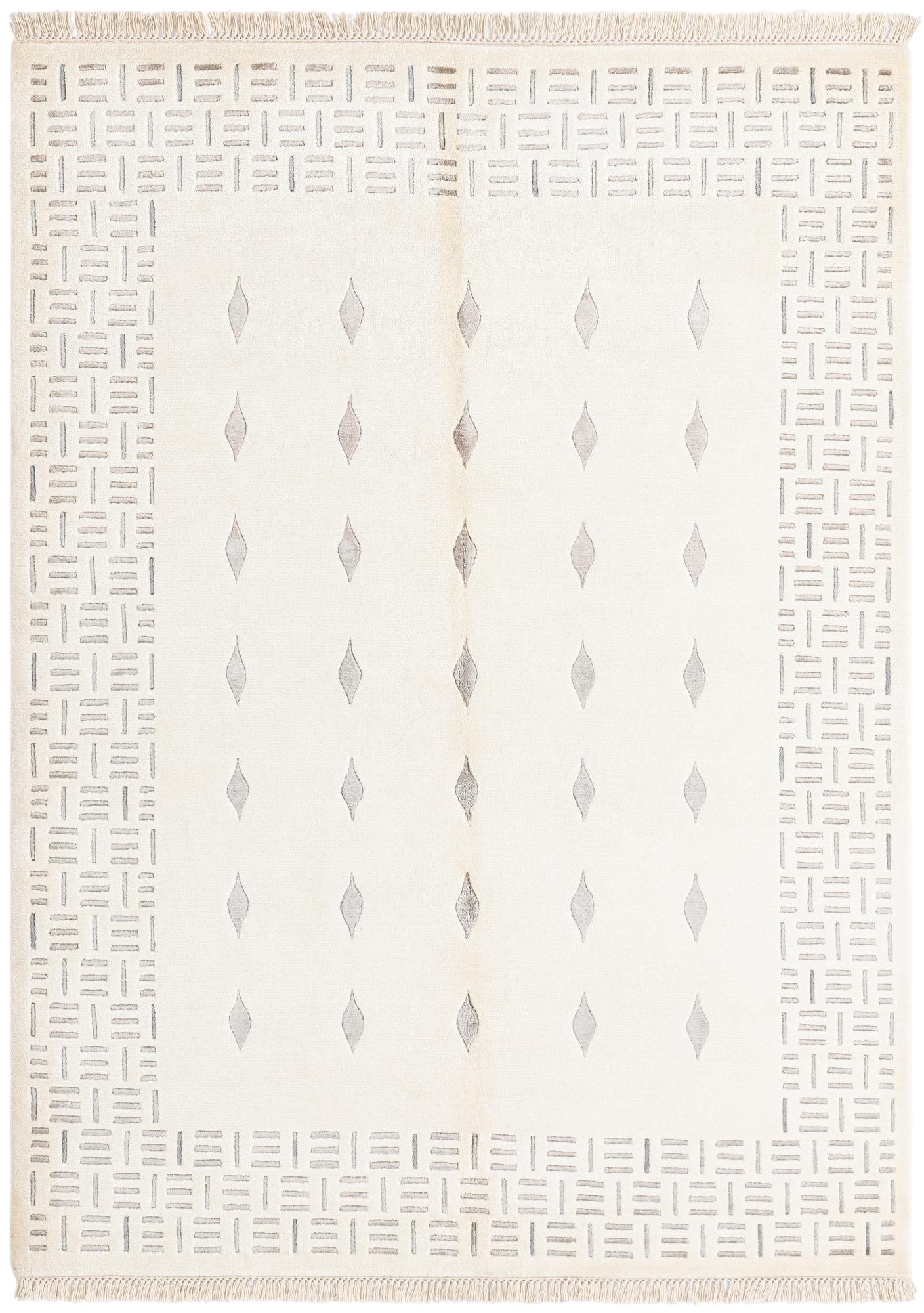 4' 10 x 6' 8 Hand Knotted Darya Wool Rug