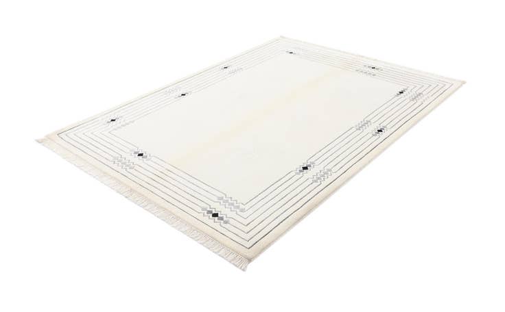 Detail image of 4' 10 x 6' 8 Hand Knotted Darya Wool Rug