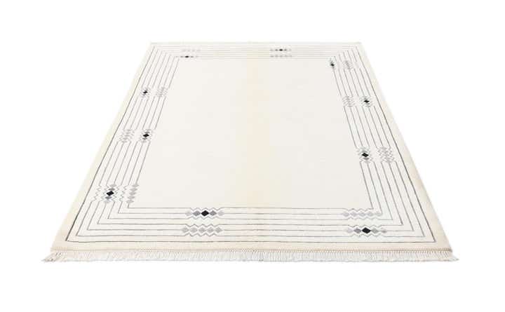 4' 10 x 6' 8 Hand Knotted Darya Wool Rug