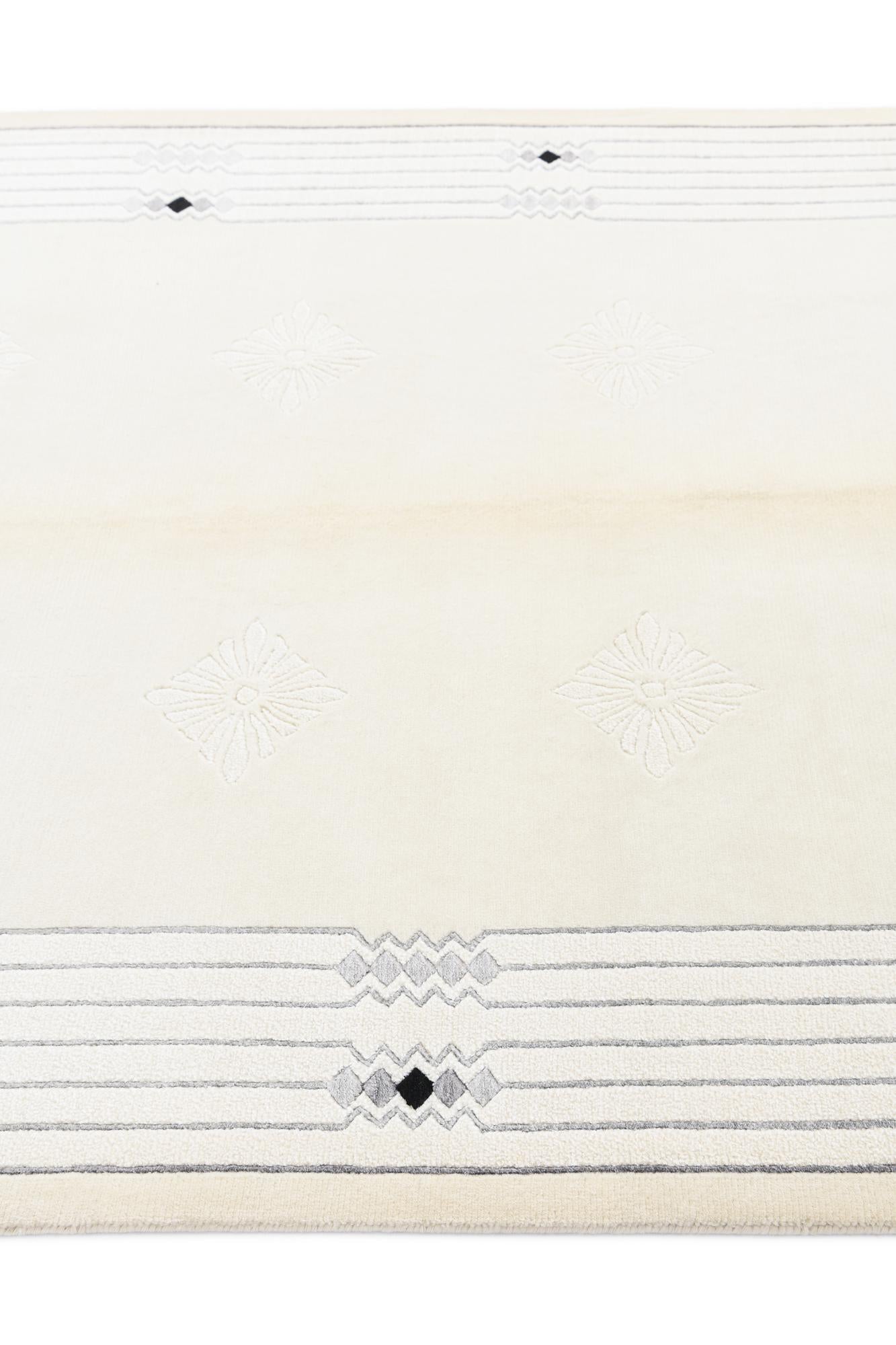 4' 10 x 6' 8 Hand Knotted Darya Wool Rug