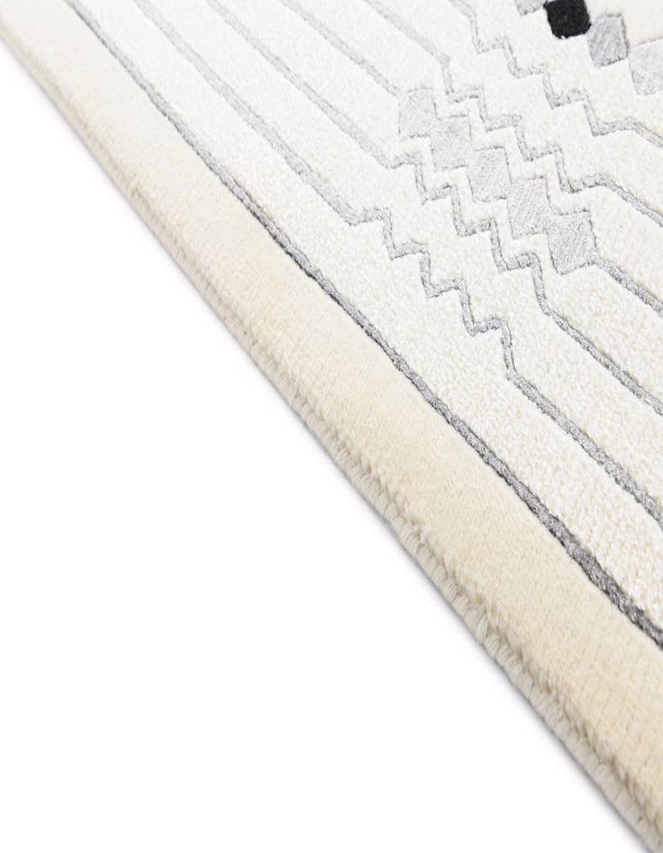 Detail image of 4' 10 x 6' 8  Hand Knotted Darya Wool Rug