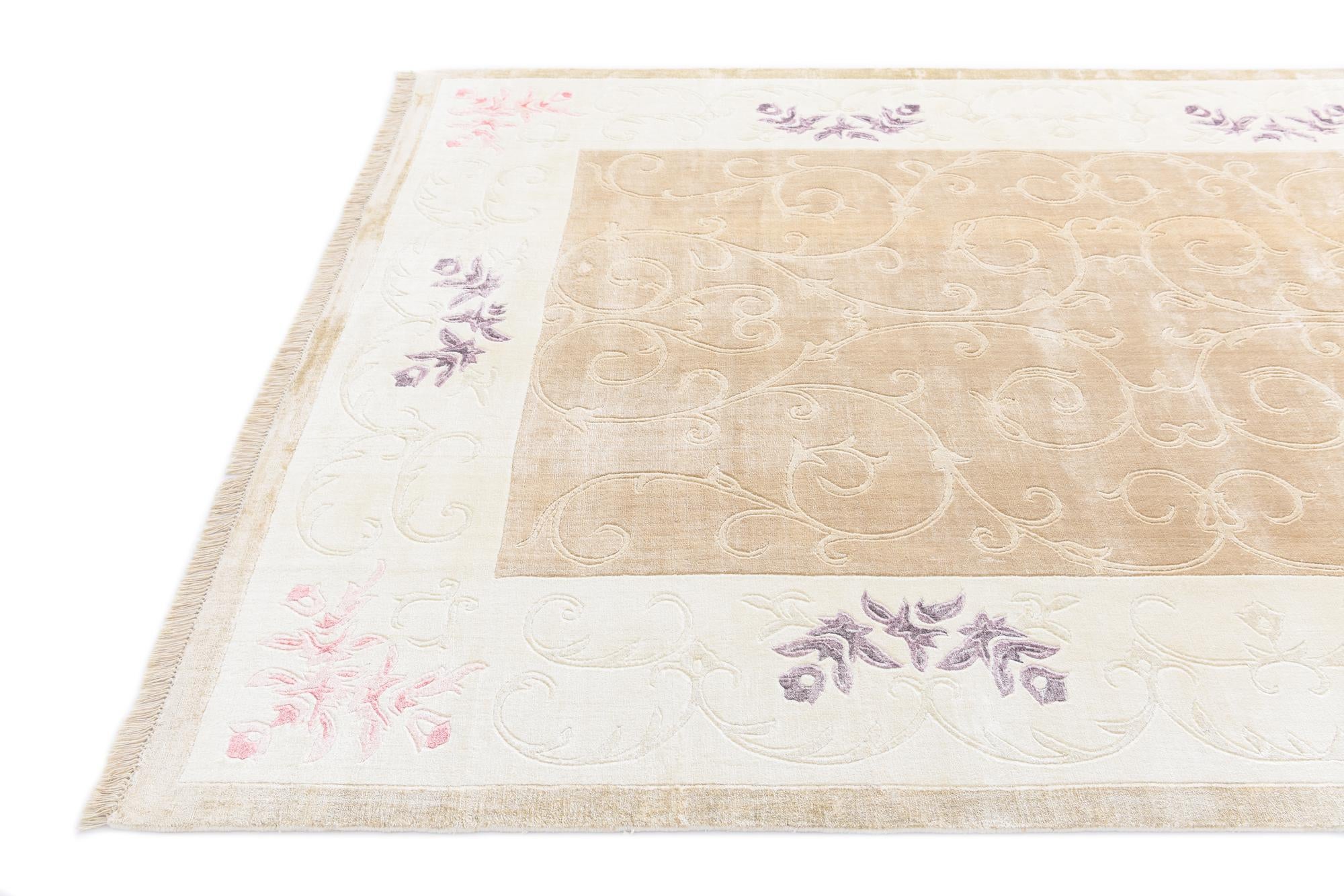 6' 7 x 9' 9 Hand Knotted Darya Rug