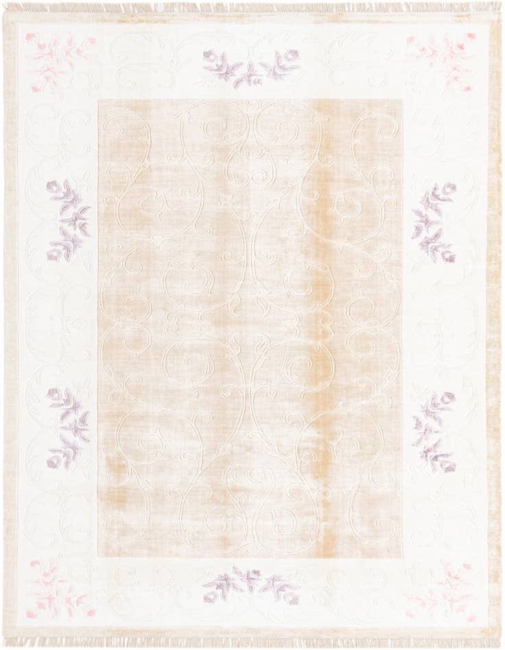Detail image of 6' 7 x 9' 9 Hand Knotted Darya Rug