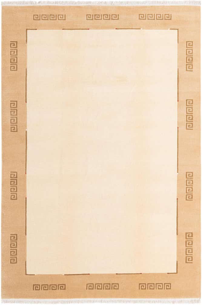 6' 6 x 9' 7 Hand Knotted Darya Wool Rug