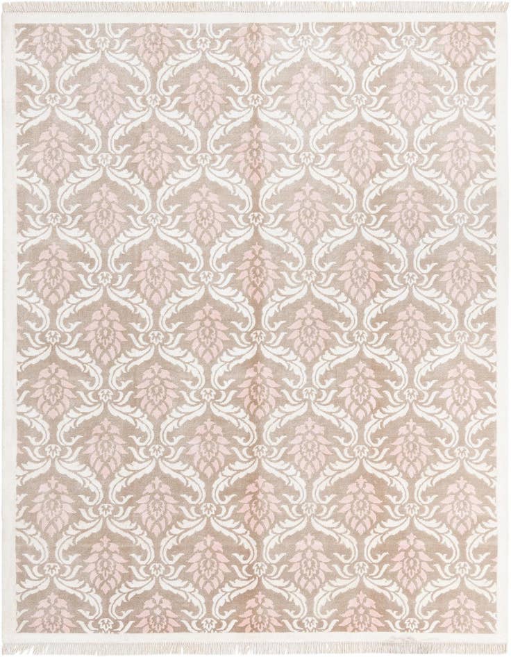 Detail image of 6' 8 x 9' 11 Hand Knotted Darya Wool Rug