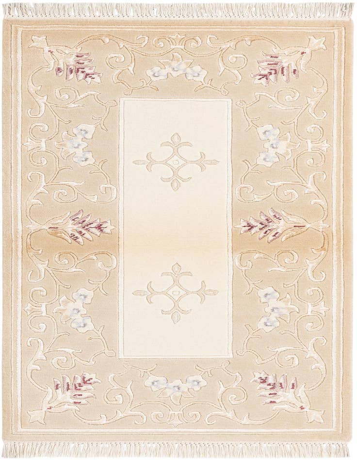 Detail image of 2' 8 x 4' 8 Hand Knotted Darya Rug